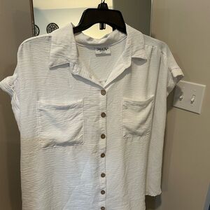 White Button-Up Shirt